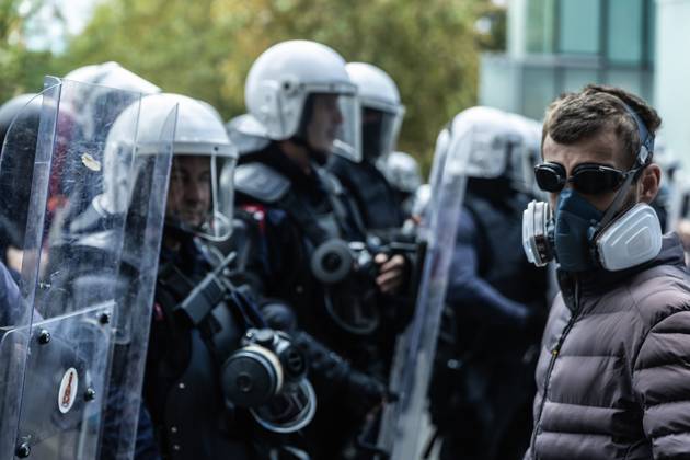 Albania: Anti-government protests in Tirana