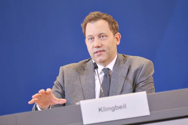 Berlin, Lars Klingbeil Pressekonferenz nach 171. Sitzung vom Arbeitskreis Steuerschätzung im Finanzministerium