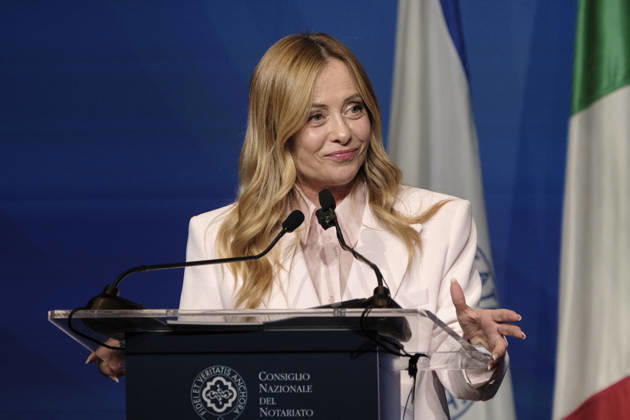Italy: Giorgia Meloni attends the National Notaries’ Congress in Rome