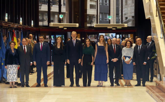 The Princess of Asturias Awards: The Spanish Royal Family attends a concert in Oviedo