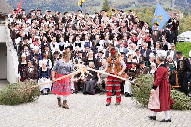 Switzerland, Aelplerchilbi Harvest Festival and Aelplerfest