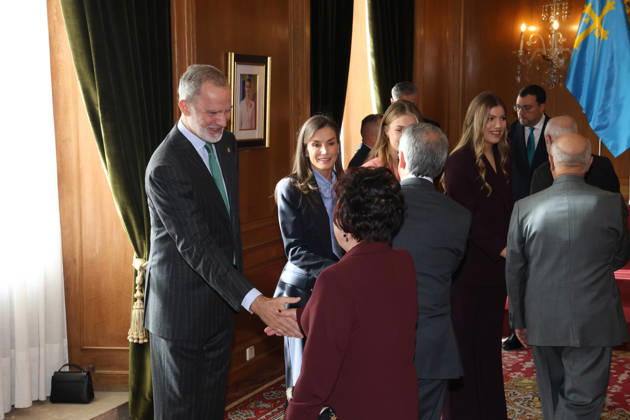 Royals: Reception for the Spanish Royal Family at the Princess of Asturias Awards in Oviedo