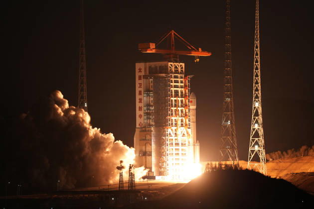 China: Launch of a Long March 6 launch vehicle