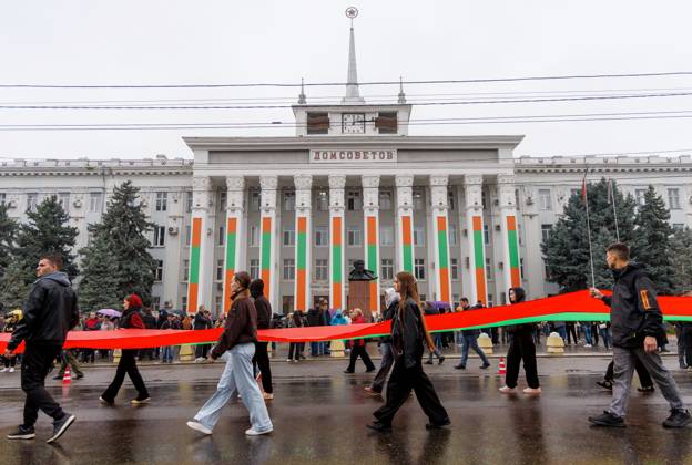 Moldova: Protest in Tiraspol against economic pressure from Moldova on Transnistria
