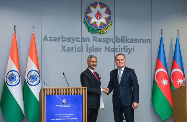 Aserbaidschan, Subrahmanyam Jaishankar trifft Ilham Aliyev in Baku