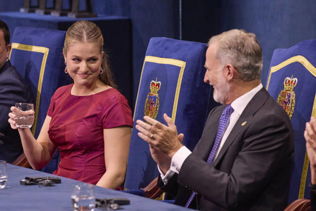 Royals: the Spanish Royal Family at the Princess of Asturias Awards ceremony in Oviedo⁠