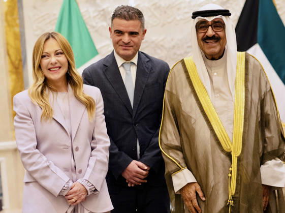 Kuwait, Besuch von Giorgia Meloni