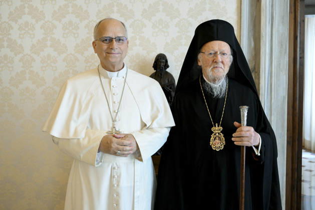Vatican: Pope Leo XIV meets Bartholomew I, Patriarch of Constantinople