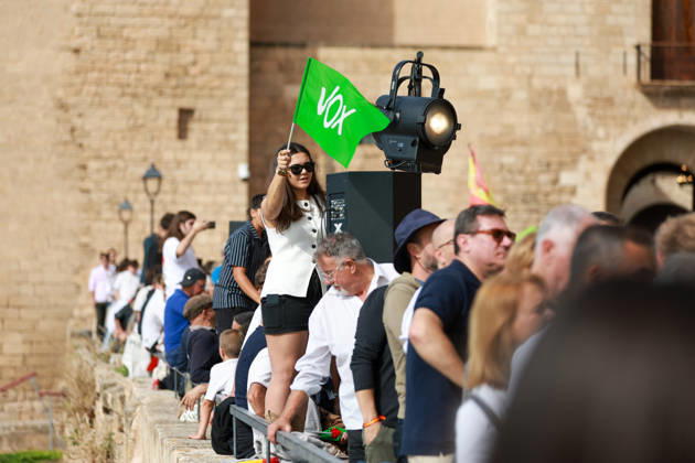 Spain, VOX election campaign event in Mallorca