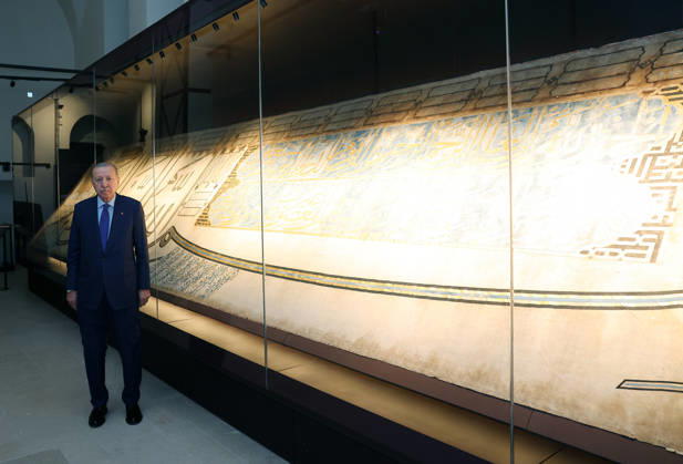 Turkey: President Recep Tayyip Erdogan attends the opening of a museum at Topkapı Palace in Istanbul