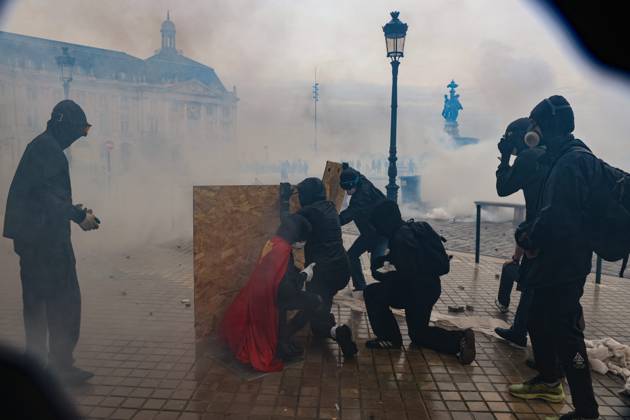 Frankreich, Proteste in Bordeaux