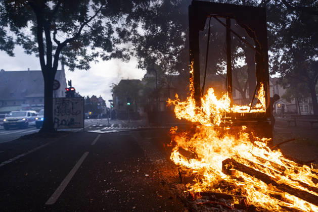 France, protests in Strasbourg