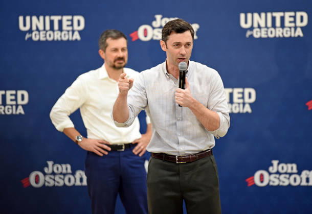 USA, Zwischenwahlen, Jon Ossoff Wahlkampf in Georgia