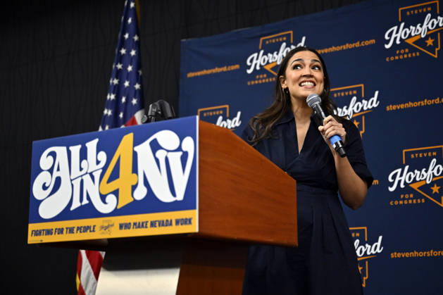 USA, Zwischenwahlen, Alexandria Ocasio-Cortez Wahlkampf in Las Vegas