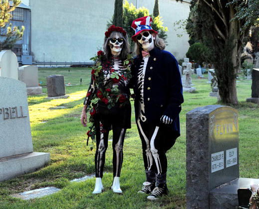USA, Tag der Toten Fest in Hollywood