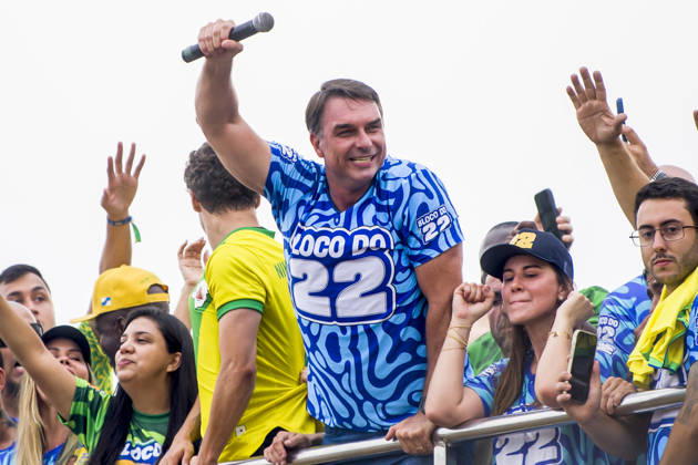 Brazil, Flavio Bolsonaro election campaign rally