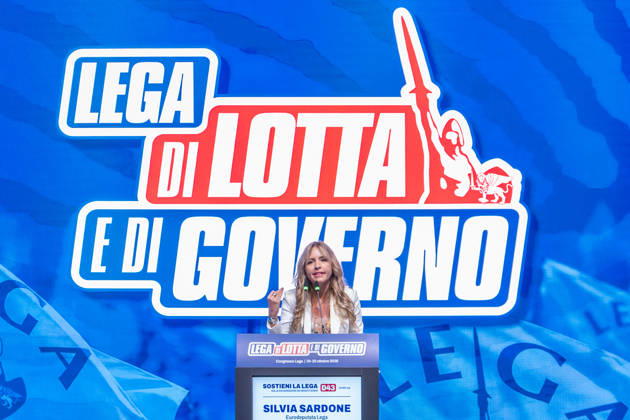 Italien, Lega Parteitag in Mailand