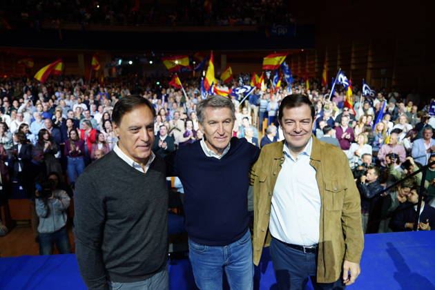Spain, Partido Popular (PP) election campaign rally in Salamanca
