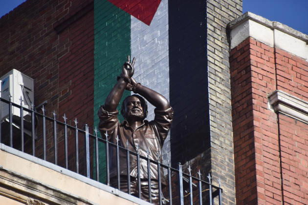 London, Marwan Barghuthi Statue in London