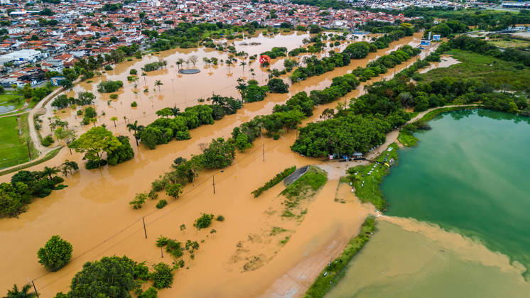 Brasilien, Überschwemmungen in Region Sao Paulo