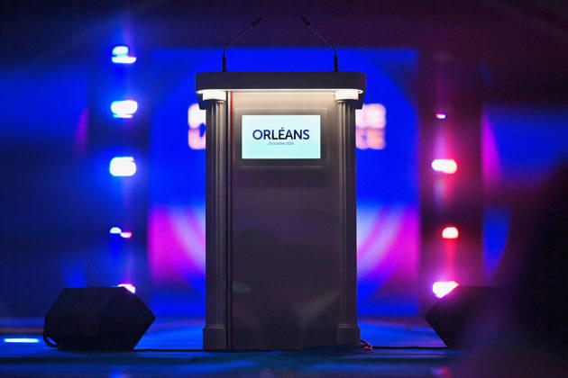 Frankreich, Rassemblement National RN Parteitag in Orleans