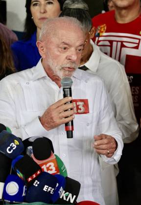 Präsidentschaftswahlen in Brasilien, Lula da Silva Stimmabgabe in Sao Bernardo do Campo