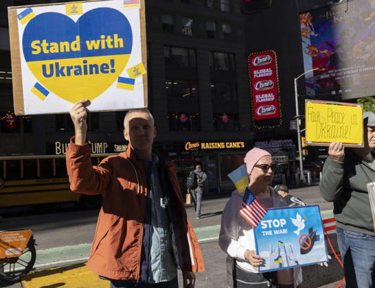 USA, Pro-Ukraine Protest in New York