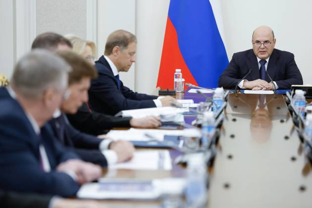 Russia, meeting with Mikhail Mishustin in Moscow