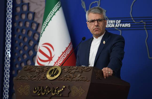 Iran, Esmail Baghaei press conference in Tehran