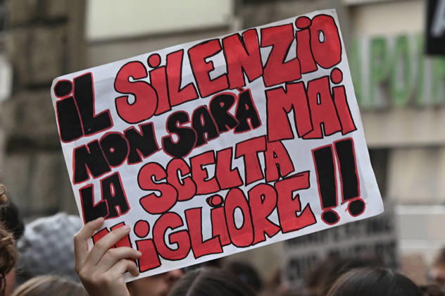 Italy, student protests in Florence