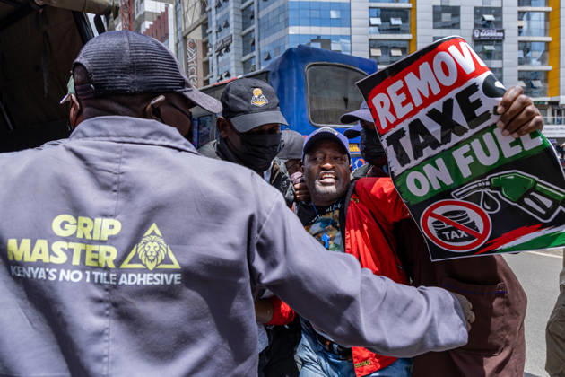 Kenya: Protest against high fuel prices in Nairobi