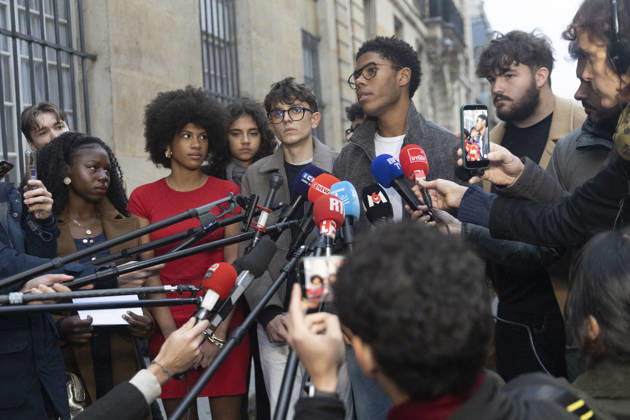France: Meeting between representatives of student organisations and Prime Minister Sébastien Lecornu in Paris