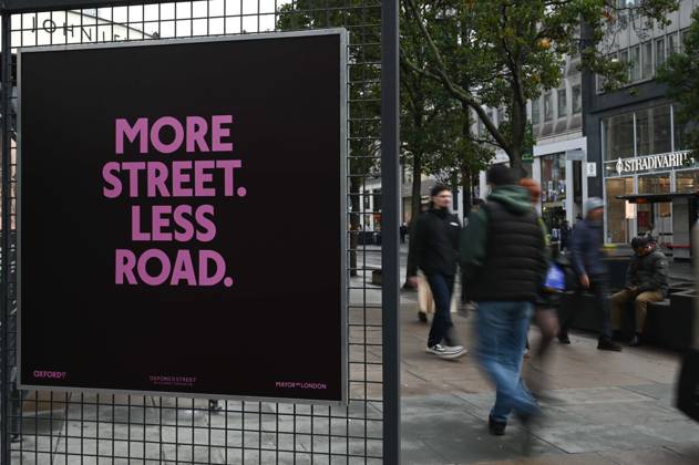 Oxford Street in London is to become a pedestrianised zone