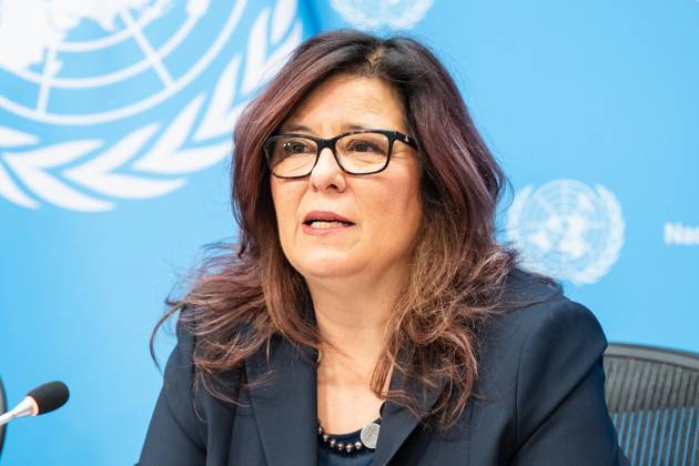 United Nations, press conference with Mariana Katzarova in New York