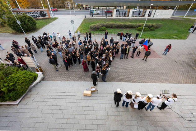 Czech Republic, student protests in Pardubice