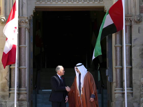 Canada: Mark Carney meets Sheikh Khaled bin Mohamed bin Zayed Al Nahyan in Ottawa