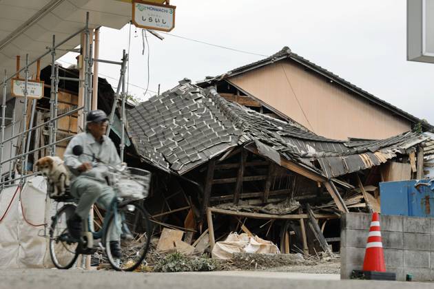 Japan: Damage following the earthquake in Kumamoto Prefecture