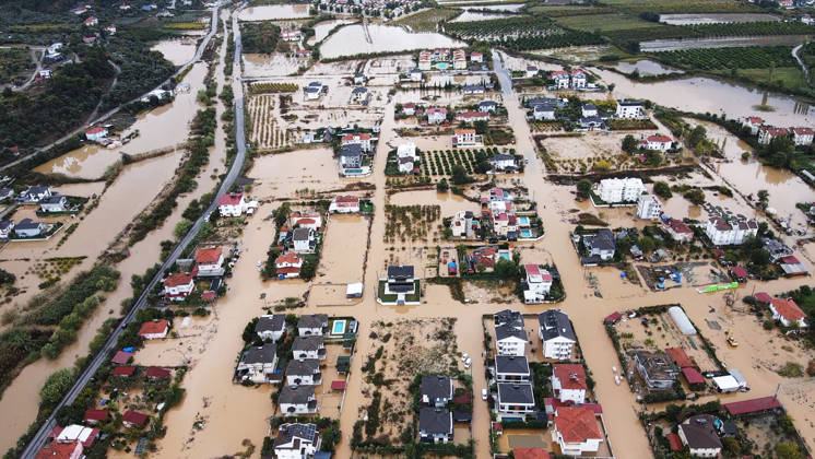 Turkey, flooding in Muğla