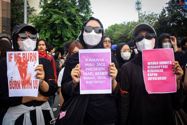 Indonesia: Student protests in Surakarta