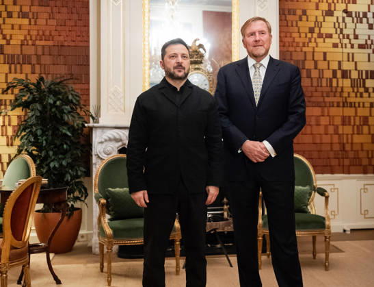 Royals: King Willem-Alexander of the Netherlands welcomes Volodymyr Zelenskyy to The Hague