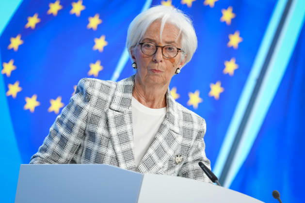 Frankfurt am Main, EZB Pressekonferenz mit Christine Lagarde nach der Ankündigung ihres Rücktritts
