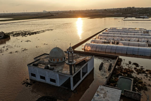 Syria, flooding caused by heavy rain