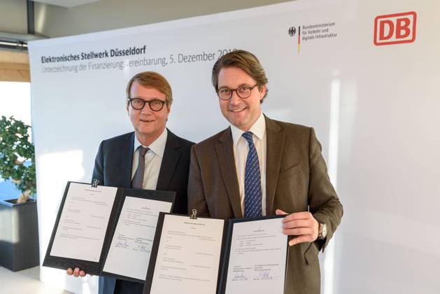 Düsseldorf, Deutsche Bahn builds new interlocking for 330 million euros