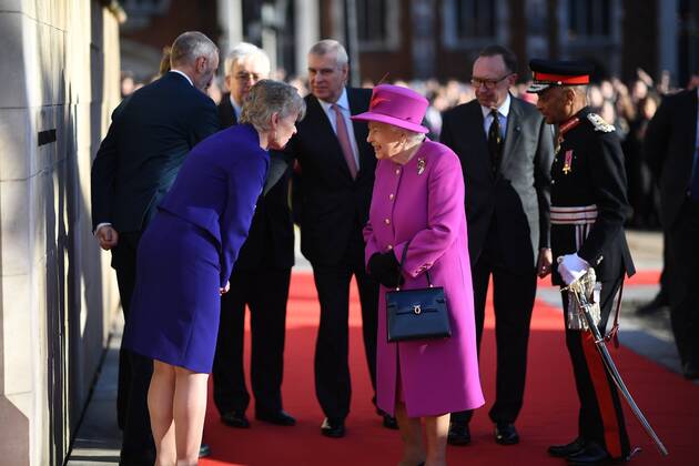 London, Queen Elizabeth II and Prince Andrew visit Society of Lincoln s Inn