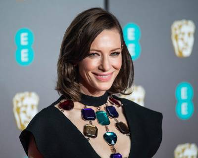 BAFTA Awards in London, Kate Blanchett with new hair colour