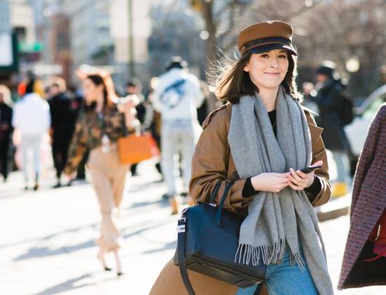 Fashion trend: combination of grey and brown