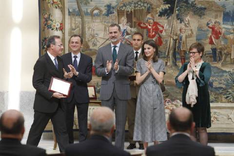 Madrid, König Felipe und Letizia verleihen Forschungspreis