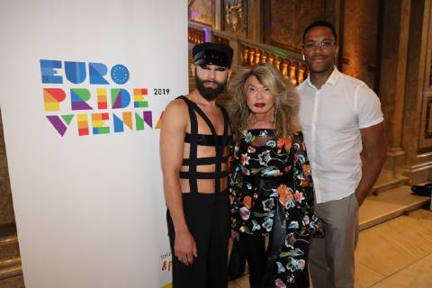 Euro Pride Vienna at the Kunsthistorisches Museum in Vienna