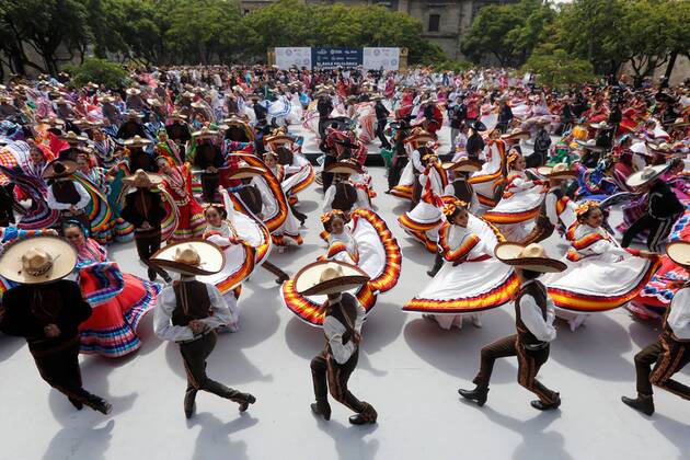 Mexico, World Record in Folk Dance in Guadalajara