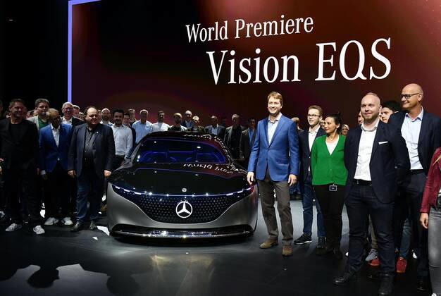 IAA in Frankfurt a.M. - Mercedes Benz world premiere Vision EQS